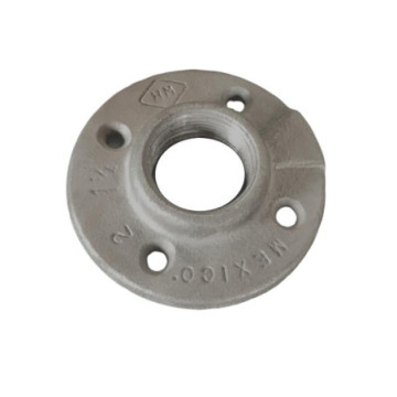 Flange de Piso Negra de 25