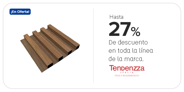 Promoción Tendenzza 27%